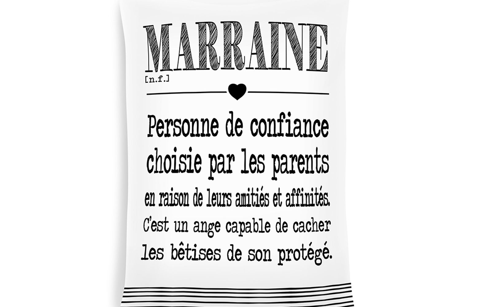 Coussin Marraine Definition Rose Bon Bon