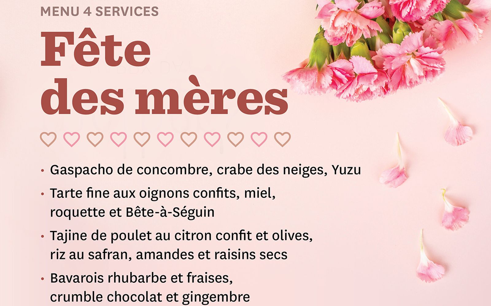 Menu Fete Des Meres Par Personne Chez Latina Epicerie Gourmet En Ligne