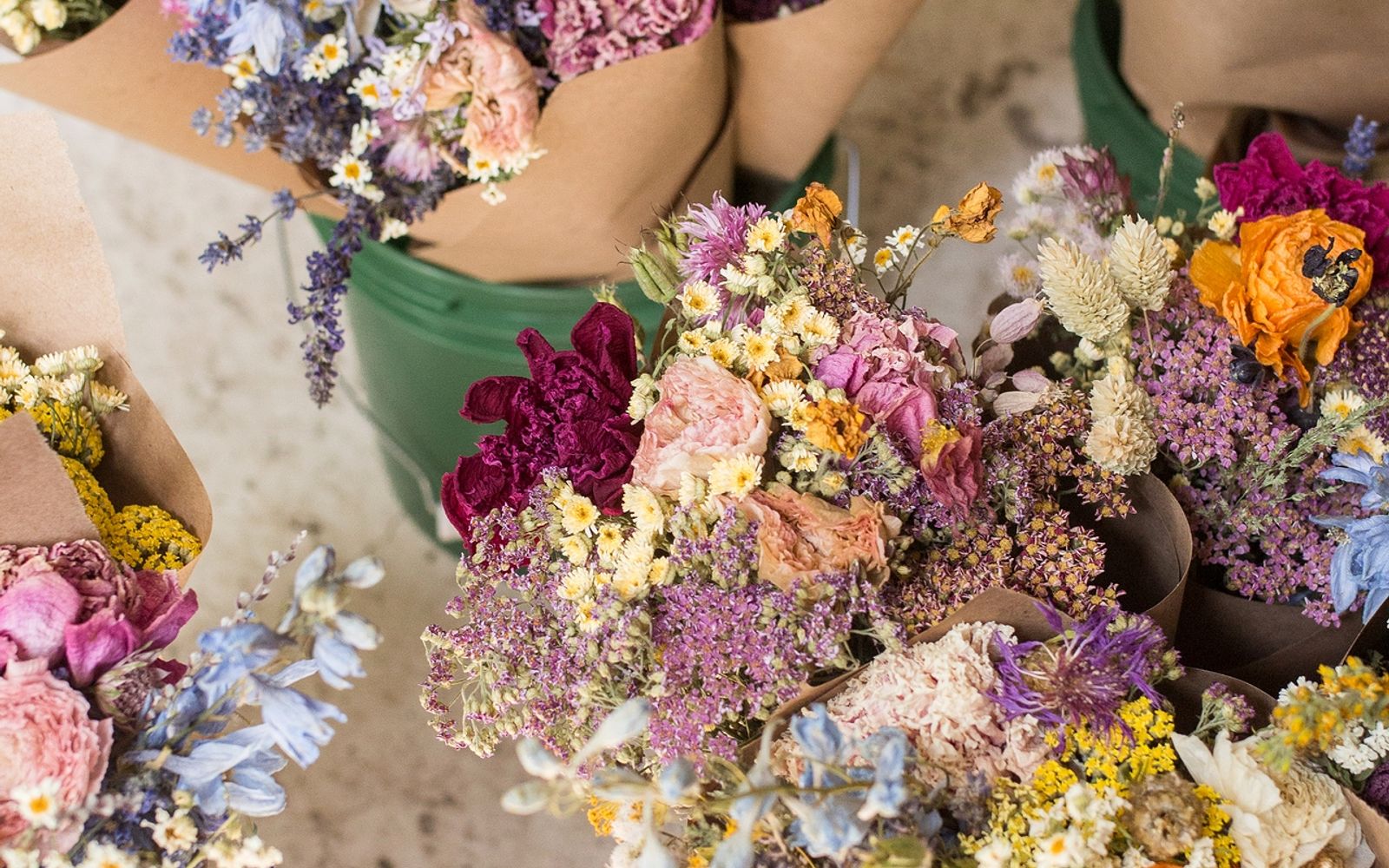 Bouquet De Fleurs Séchées Du Québec