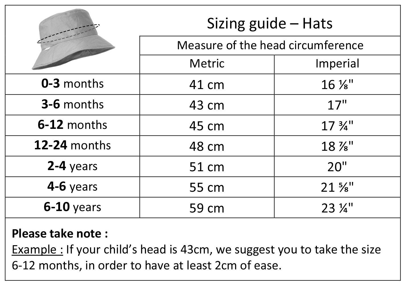 Bucket hat : offers UPF 50+ sun protection