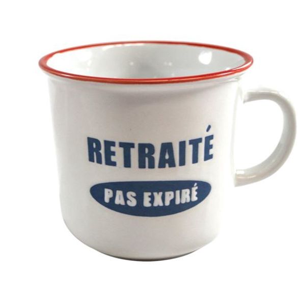 Download Retired not expired mug | home