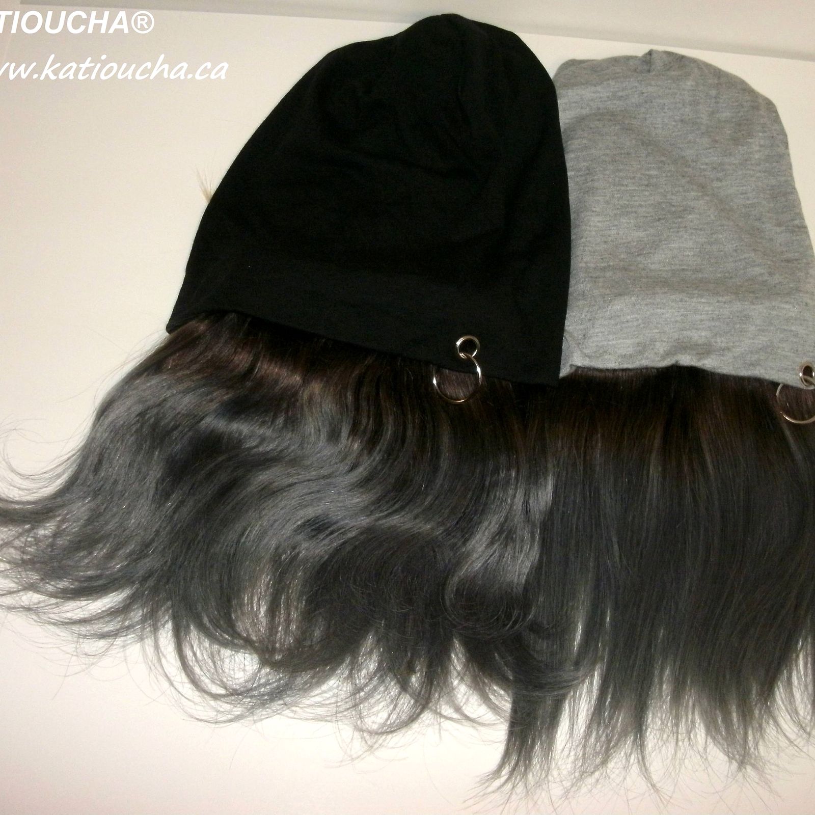 Slouchy Beanies With Ring Human Hair 8a Onepiece 1b Grey Blonde 613 8 To 18 Katioucha