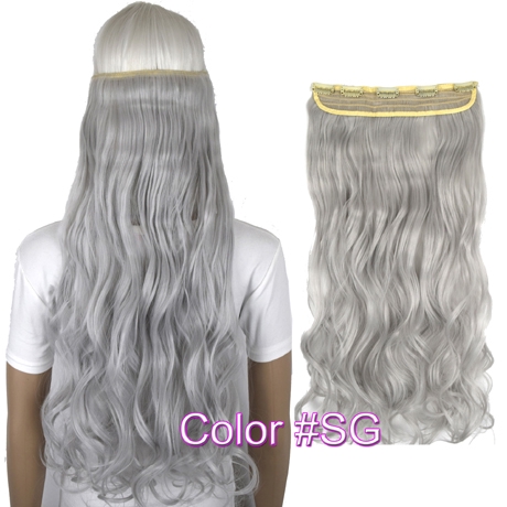 salt and pepper gray hair pieces