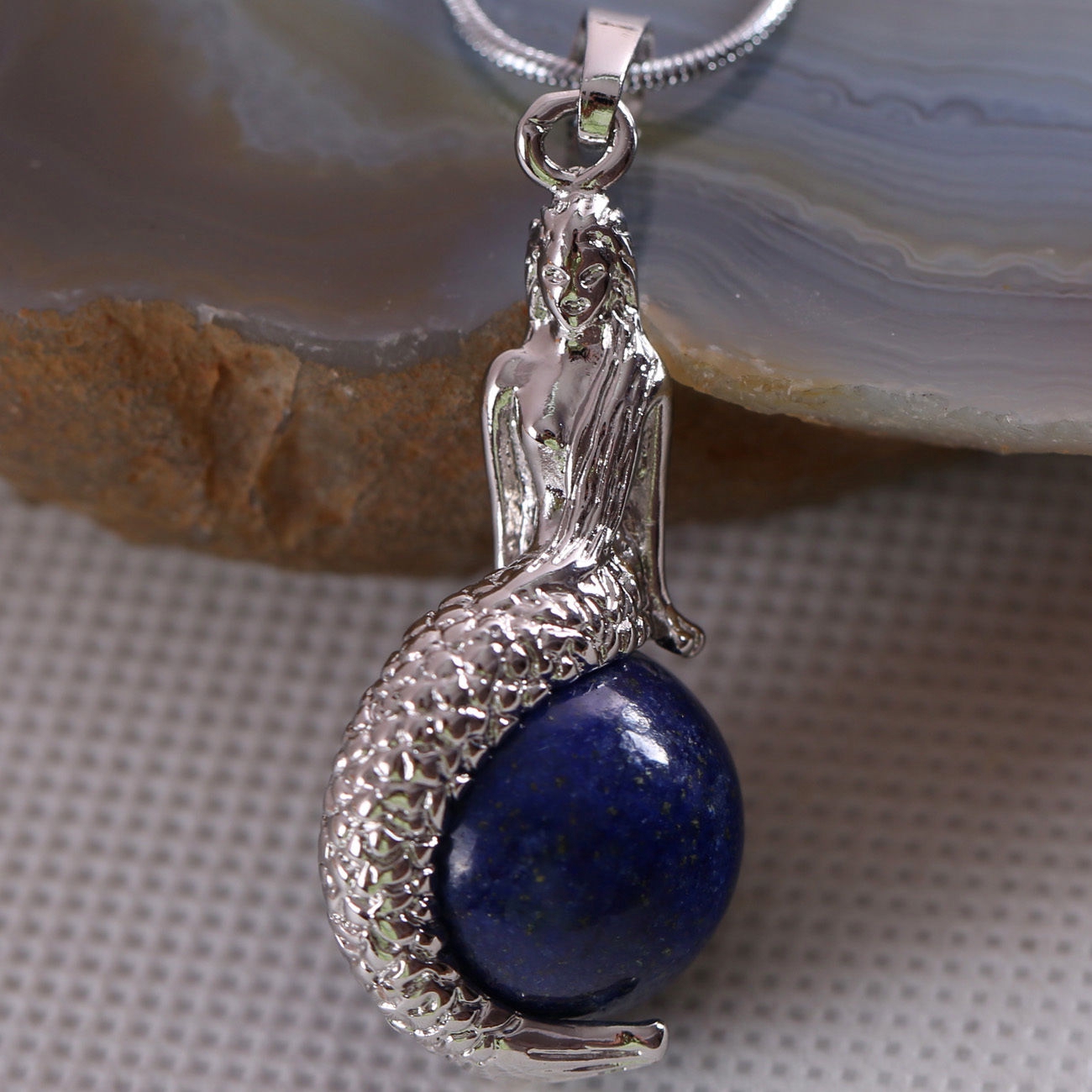 natural lapis lazuli necklace