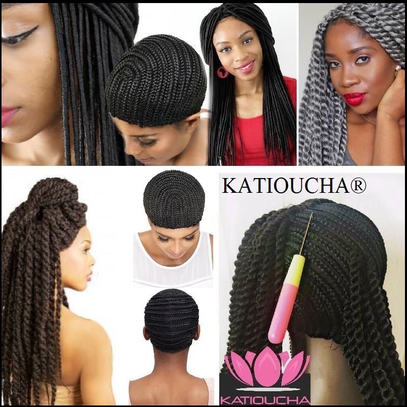 crochet braids weave cap