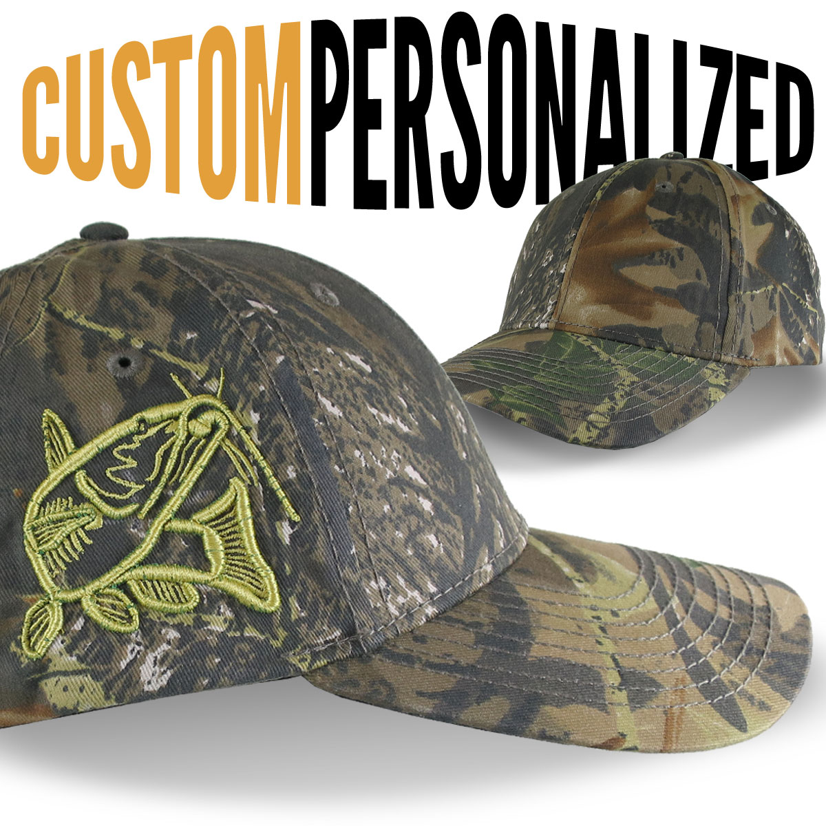 custom fishing hat