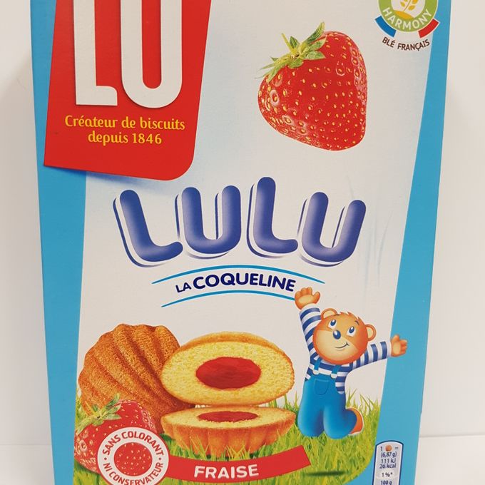 Biscuit Lu Lulu La Coqueline 165 Gr Petit Gateau A La Fraise Le Musee Du Chocolat De Bromont