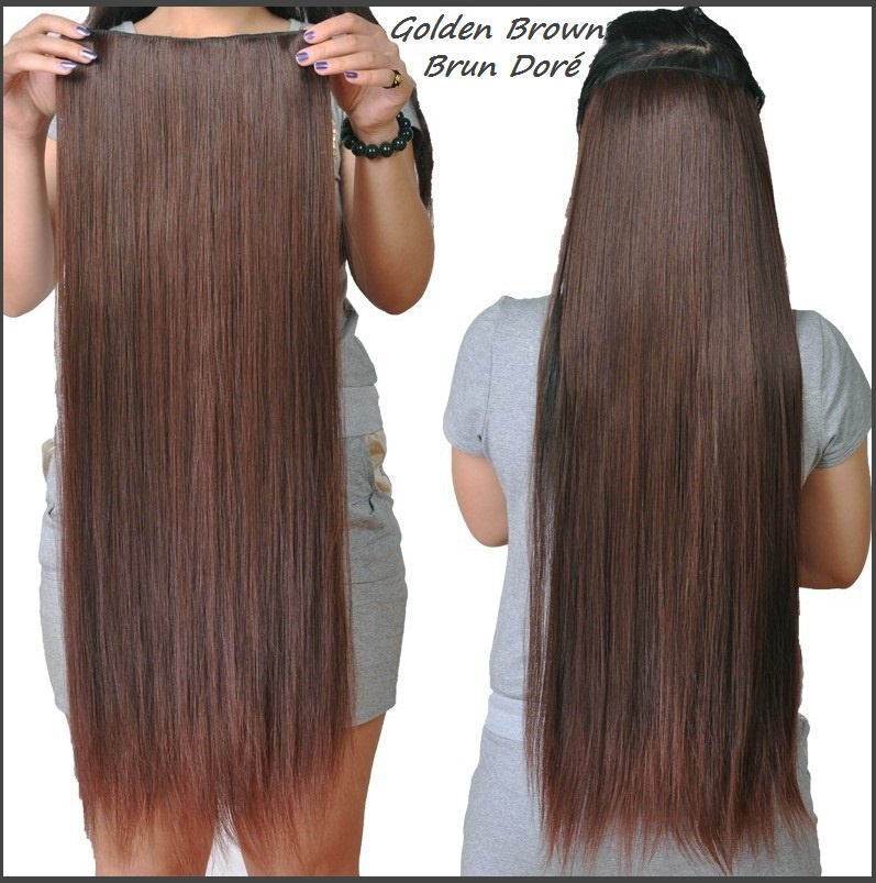 Clip In Hair Extension Straight Hair 20 Color Golden Bro