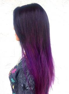 Clip In Hair Extension Straight Hair 60 Cm 24 120g Color Purple