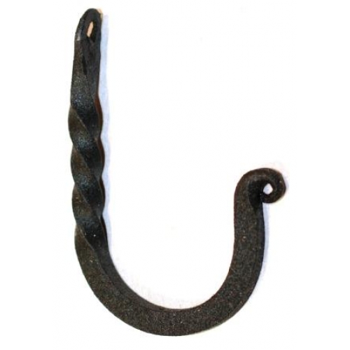 Ancien Double Crochet En Fer Forgé Pour Suspension - Déco Industrielle